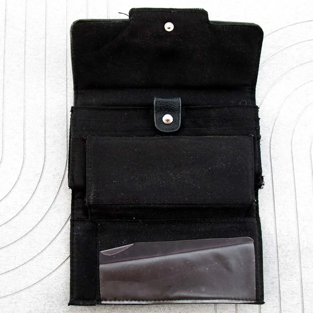 Rosetti wallet , pockets for money, coins, cards ID used wallet black